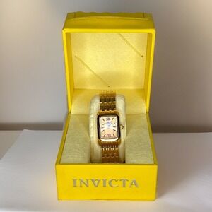 Invicta Angel womens watch gold tone SS new- Model 15375 Needs Battery